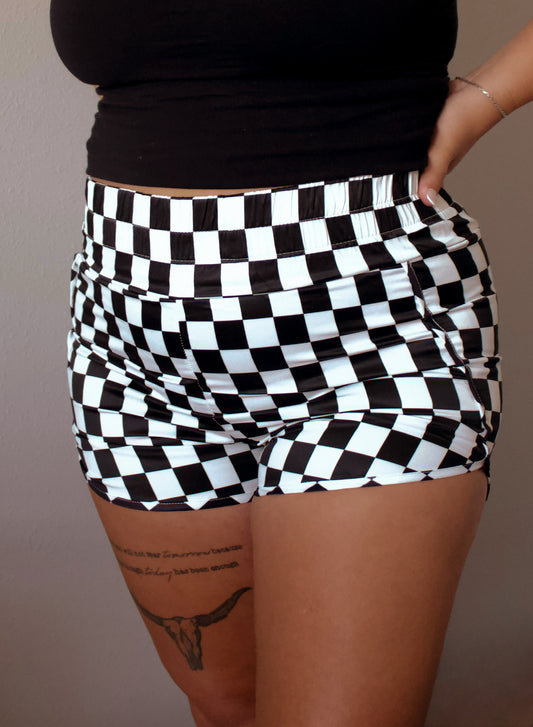 Checkered Shorts