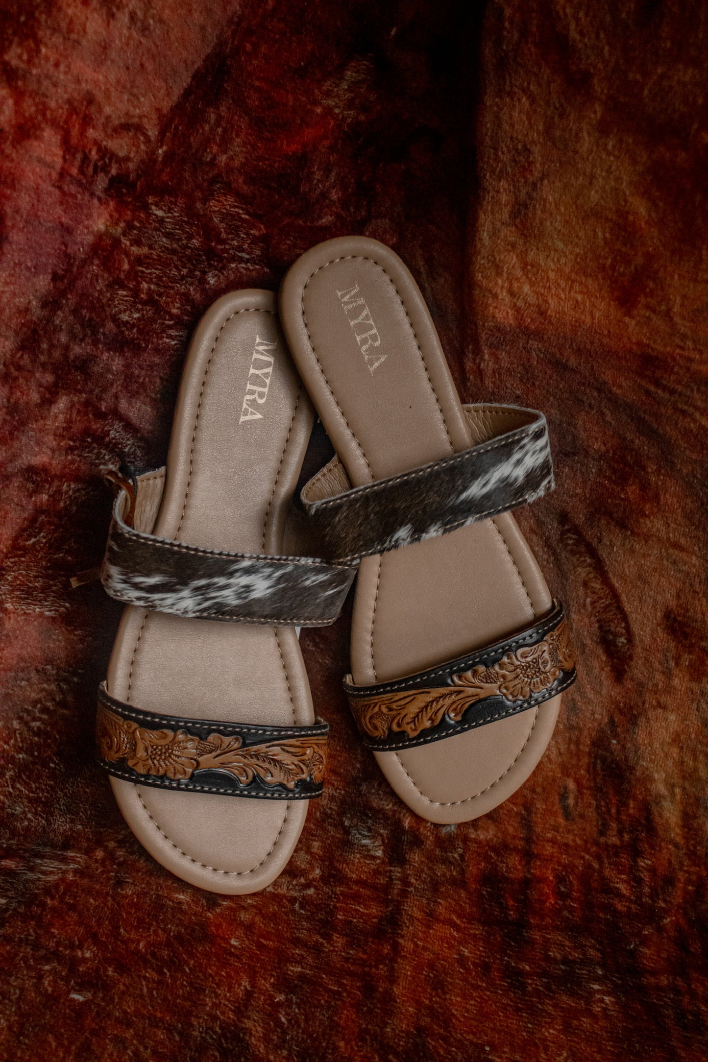 Tooled Sandals