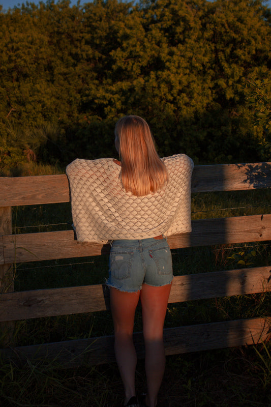 Free Spirit Bell Sleeve (White)