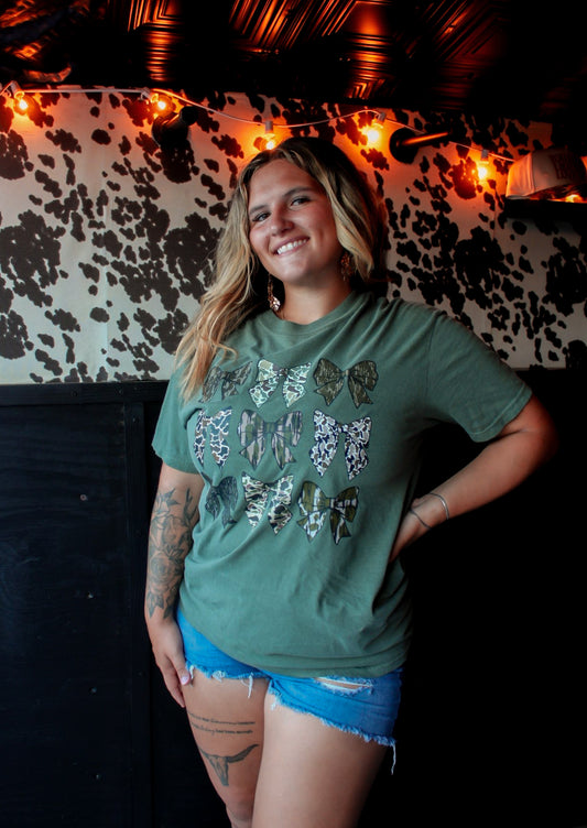 Camo Bows T-Shirt