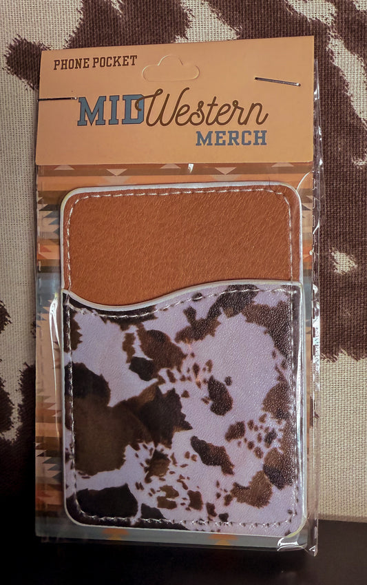Cowprint Phone Wallet