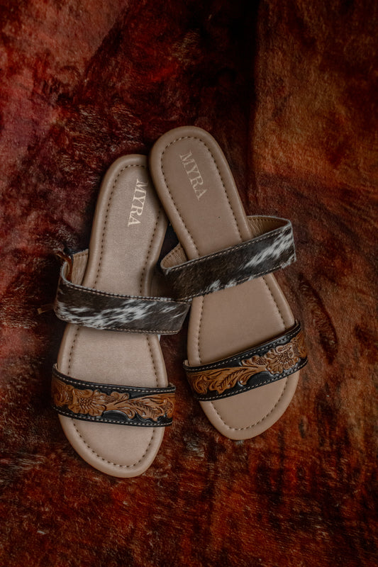 Tooled Sandals